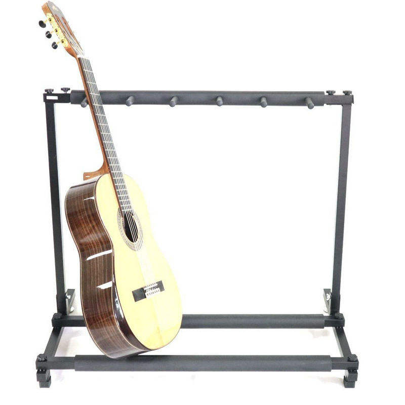 Musical Instrument Groups - Multi-Row en Multi-Group 5-gitaar vierkante rekstandaard