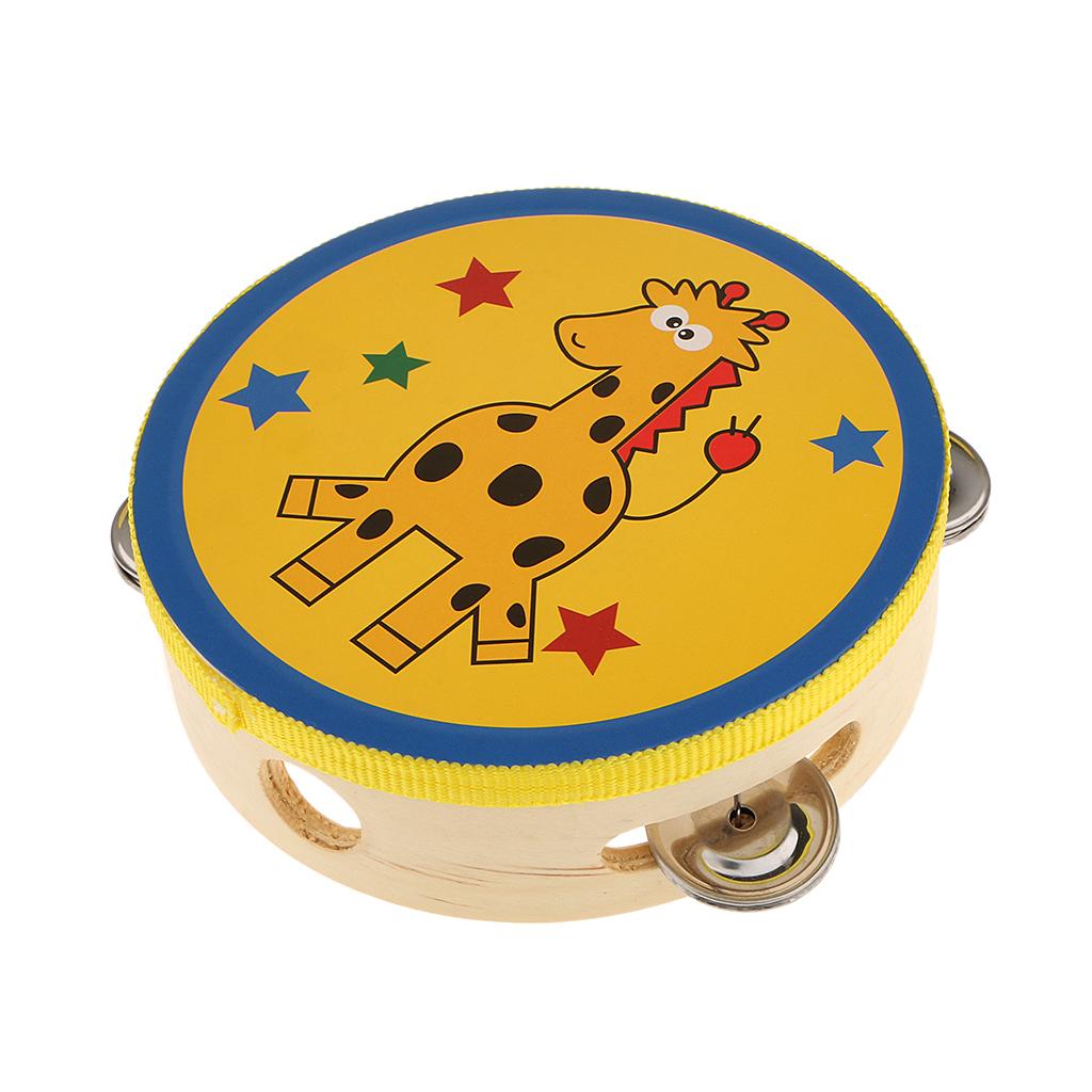 Tambourine Hand Drum - Houten tamboerijn, kleine handpercussie, bulk trommel