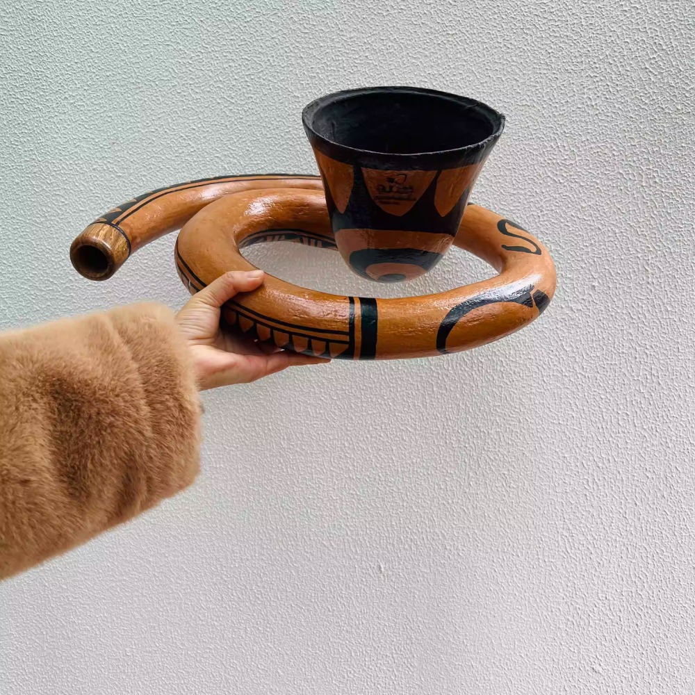 Musical Instrument Didgeridoo - Geroosterd hout Handgemaakte Didgeridoo C/D/E/F/CIS Sleutel