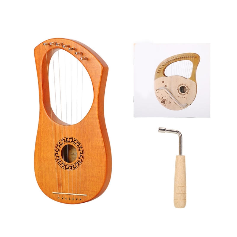 Musical Instrument Groups - Multifunctioneel 7-snarige lier harp muziekinstrument duurzaam