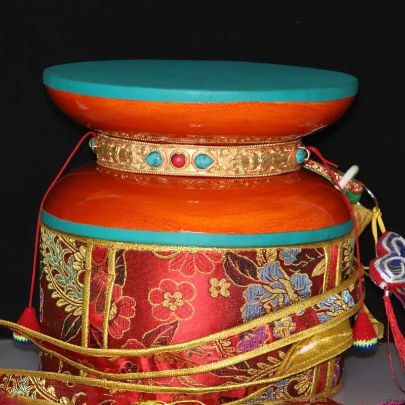 Tambourine Hand Drum - Gabala Dharma Drum Nepalese Handtrommels Palissander