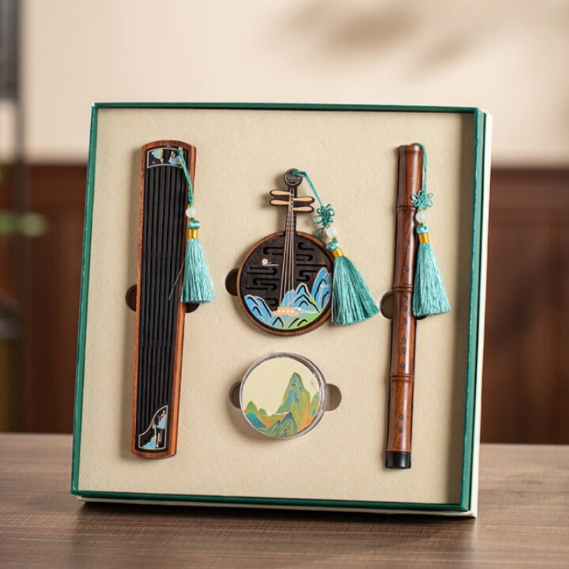 Musical Instrument Ending In A - Houten creatieve muziekinstrument wierookbrander indoor huishoudelijke