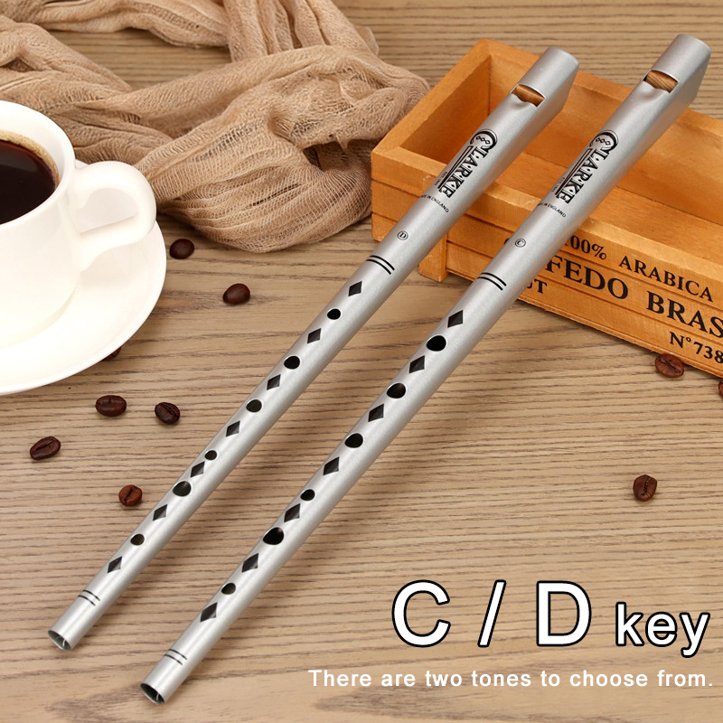 Musical Instrument Irish - Traditionele Clarke Fluit Zilver C/D Sleutel