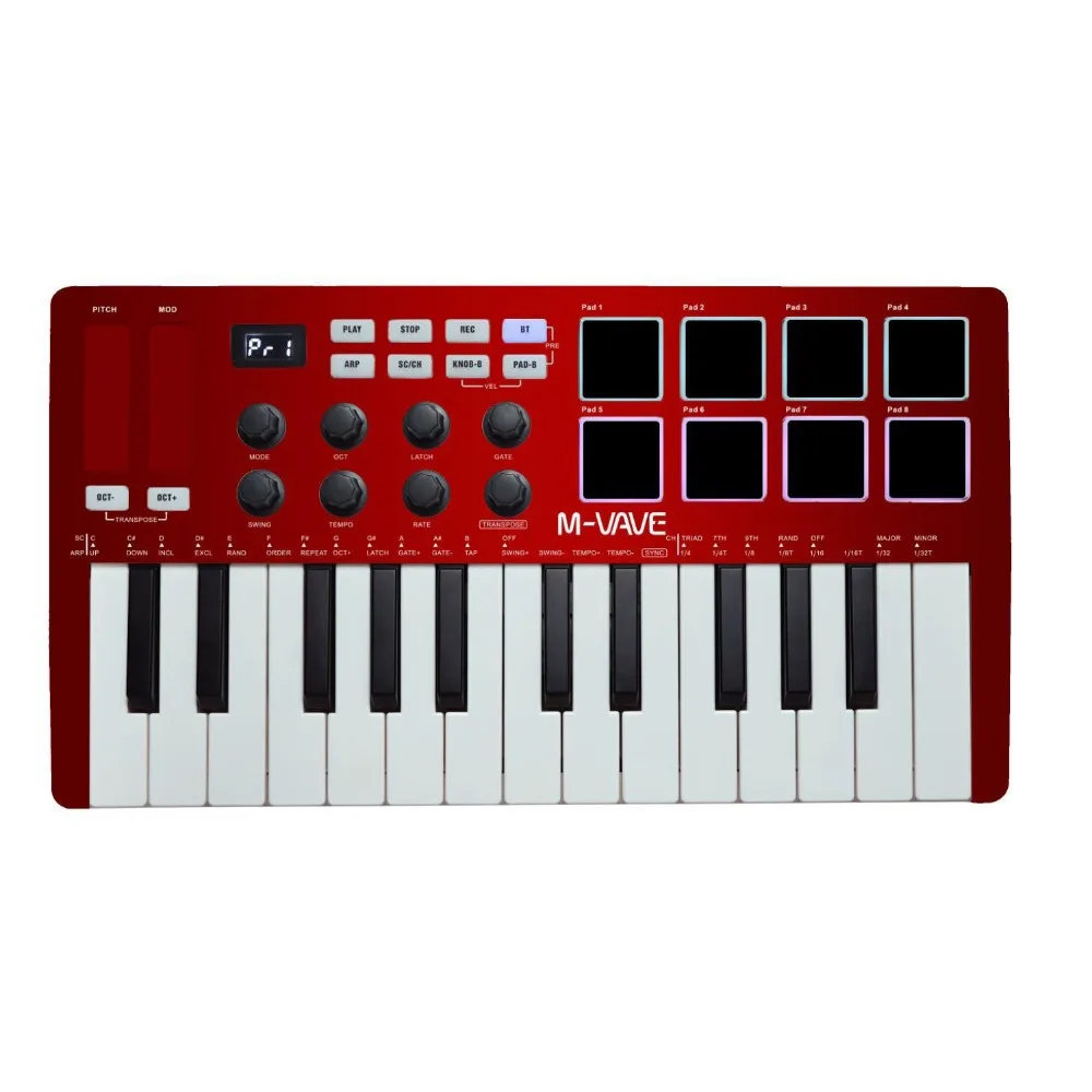 Musical Instrument Of Keyboard - M-VAVE MIDI 25-toetsen USB MIDI-toetsenbordcontroller DJ-apparatuur