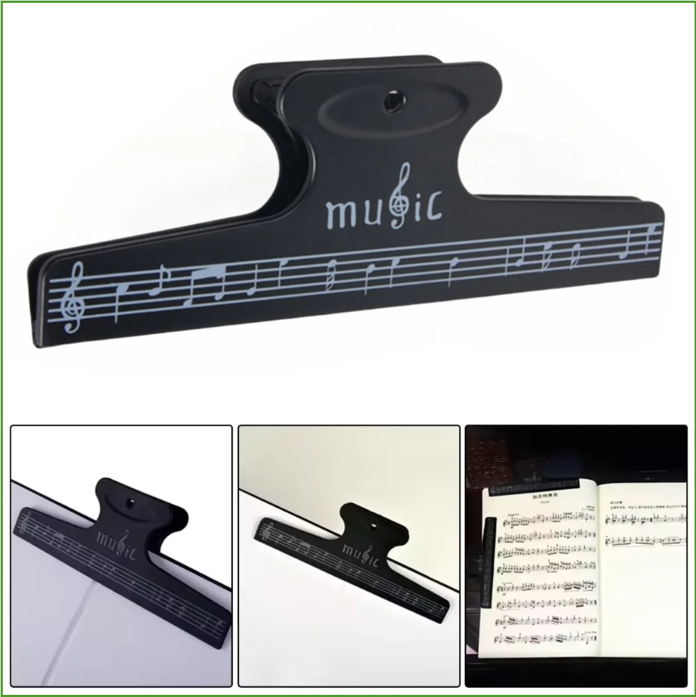 Musical Instrument Veena - Bladmuziekclips Boekpagina Notitieclip Muziekpartituur Vaste clips