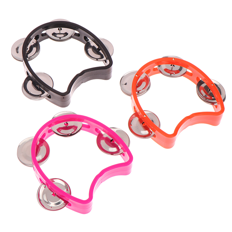 Musical Instrument Game - Kleuterschool Handbediende tamboerijn Metalen bellen Plastic