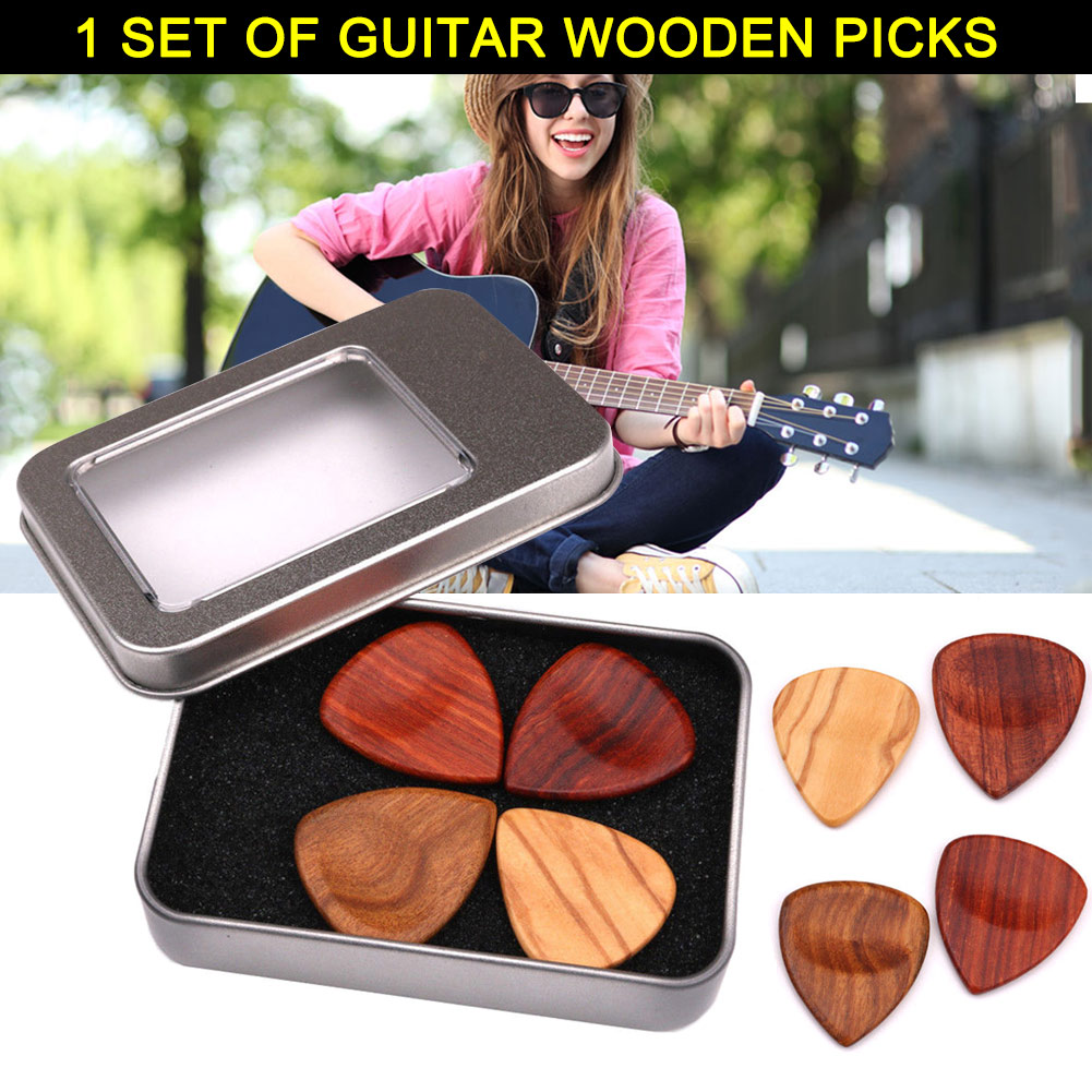 Musical Instrument Banjo - Gitaar Houten Plectrumset, Gitaar Massief Houten