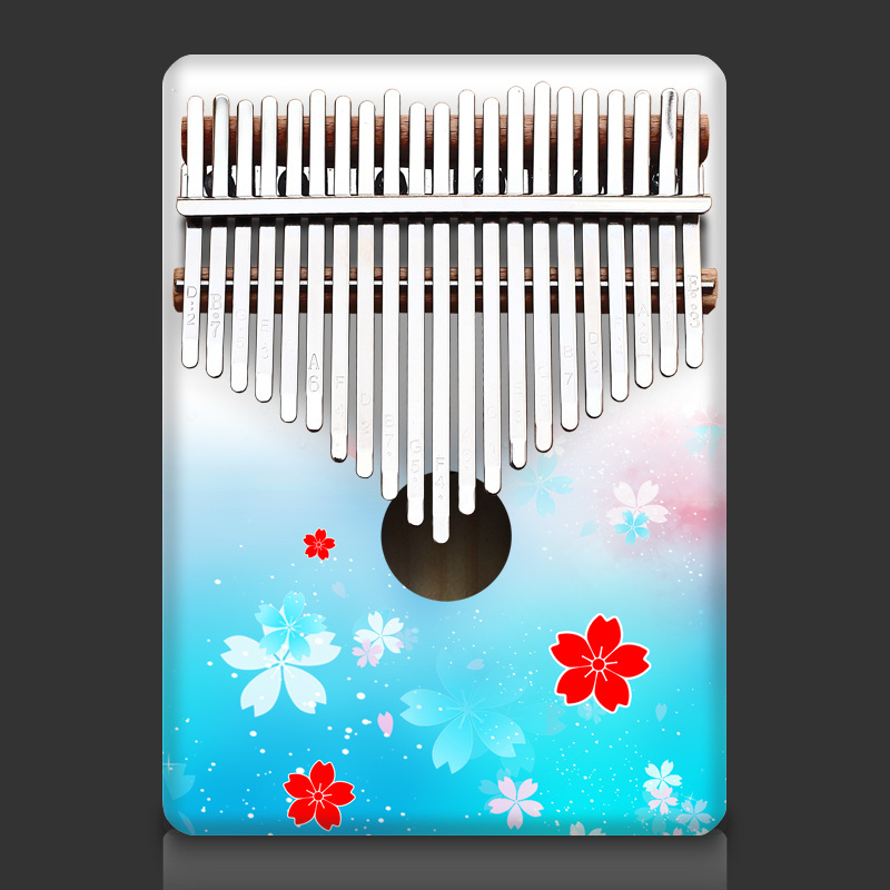 Kleurrijke 21 Key Kalimba Kids - Musical Instruments Cartoon recensie en prijs