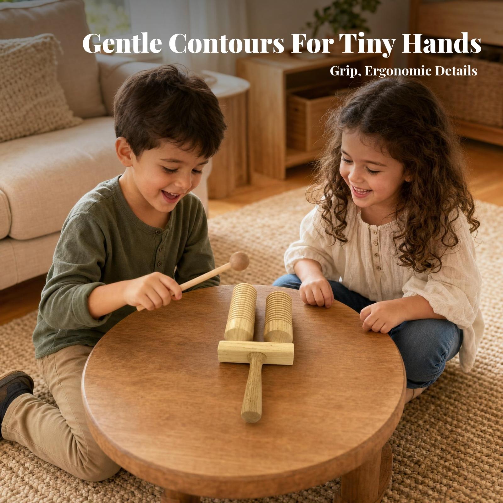 Houten percussieblokken ritmis - Musical Instrument Groups recensie en prijs