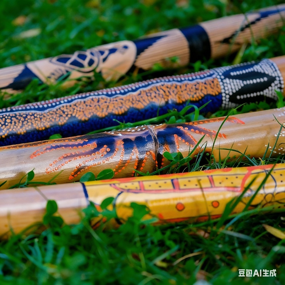 Teak Didgeridoo Geschilderd 10 - Musical Instrument Didgeridoo recensie en prijs