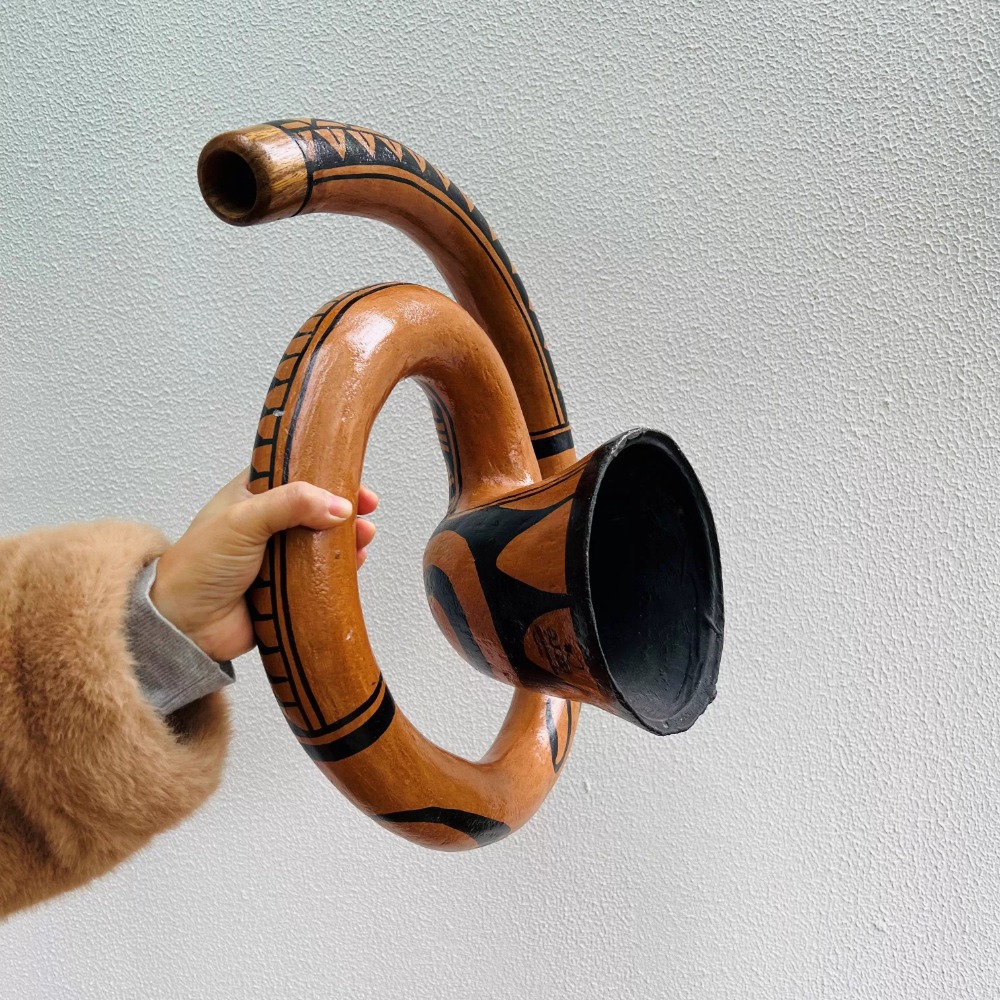 Geroosterd hout Handgemaakte D - Musical Instrument Didgeridoo recensie en prijs