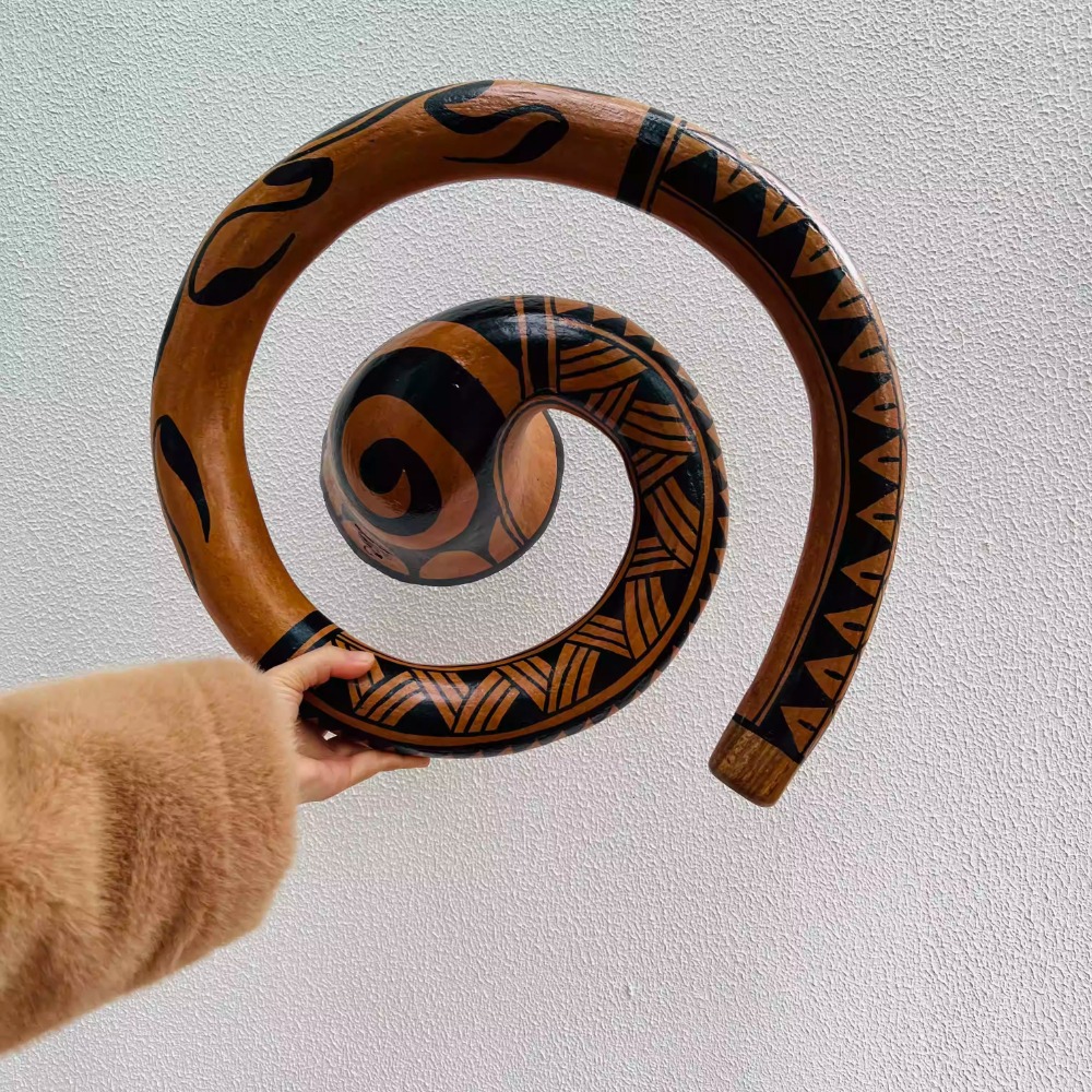 Geroosterd hout Handgemaakte D - Musical Instrument Didgeridoo recensie en prijs