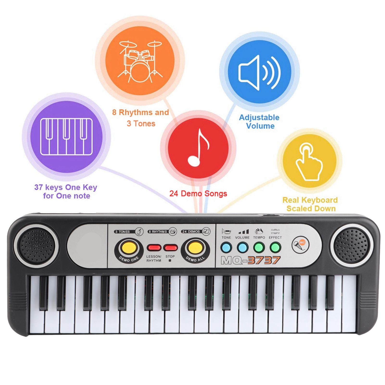 37-toetsen elektrisch digitaal - Musical Instrument Of Keyboard recensie en prijs