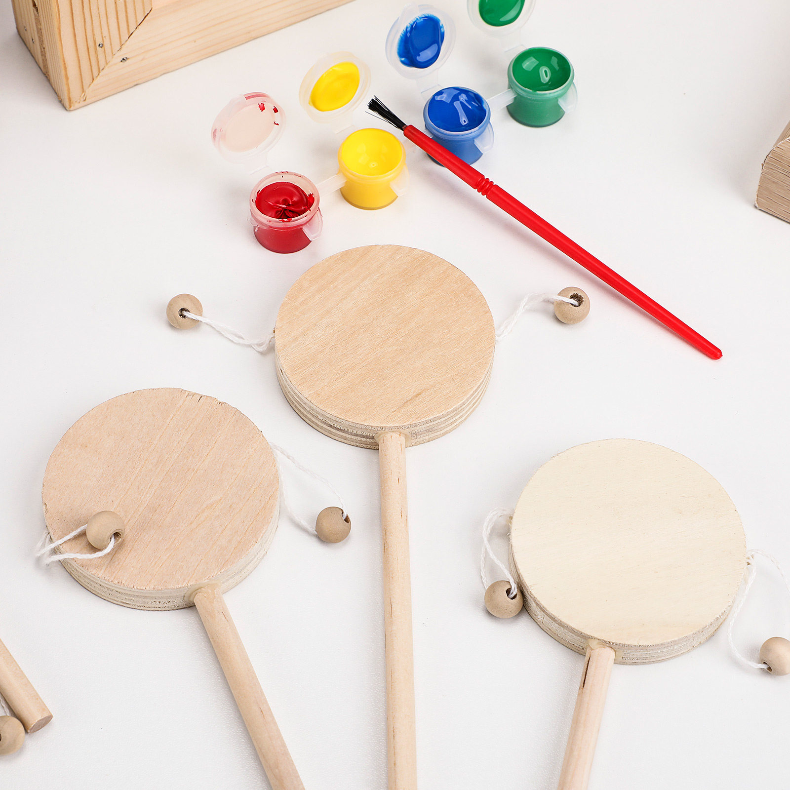 1Set Natuurlijke Houten Rammel - Musical Instrument You Shake recensie en prijs