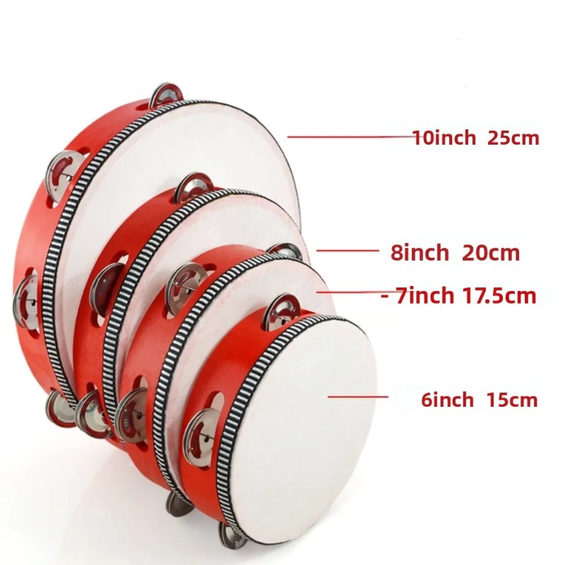 4/6/8/10 inch handzame metalen - Tambourine Hand Drum recensie en prijs