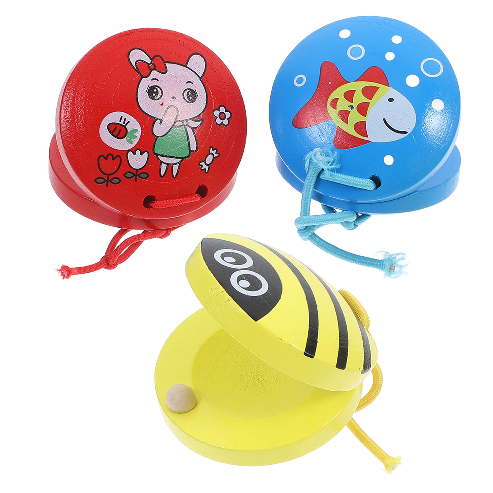 3 stuks dieren castagnetten vo - Musical Instruments Cartoon recensie en prijs