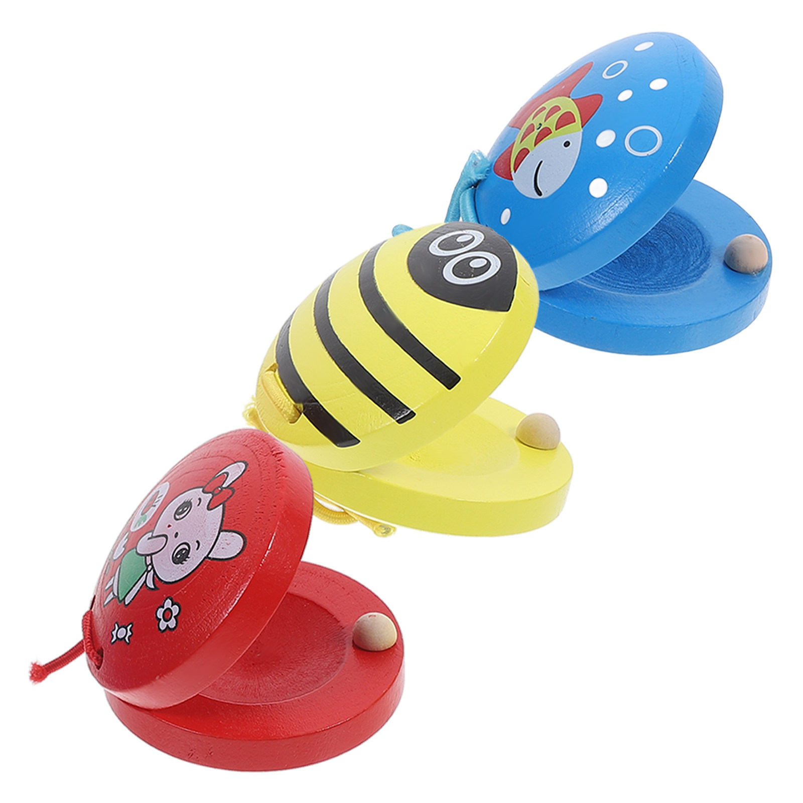 3 stuks dieren castagnetten vo - Musical Instruments Cartoon recensie en prijs