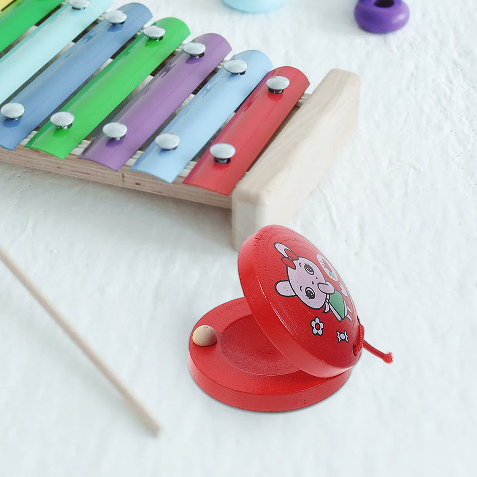 3 stuks dieren castagnetten vo - Musical Instruments Cartoon recensie en prijs