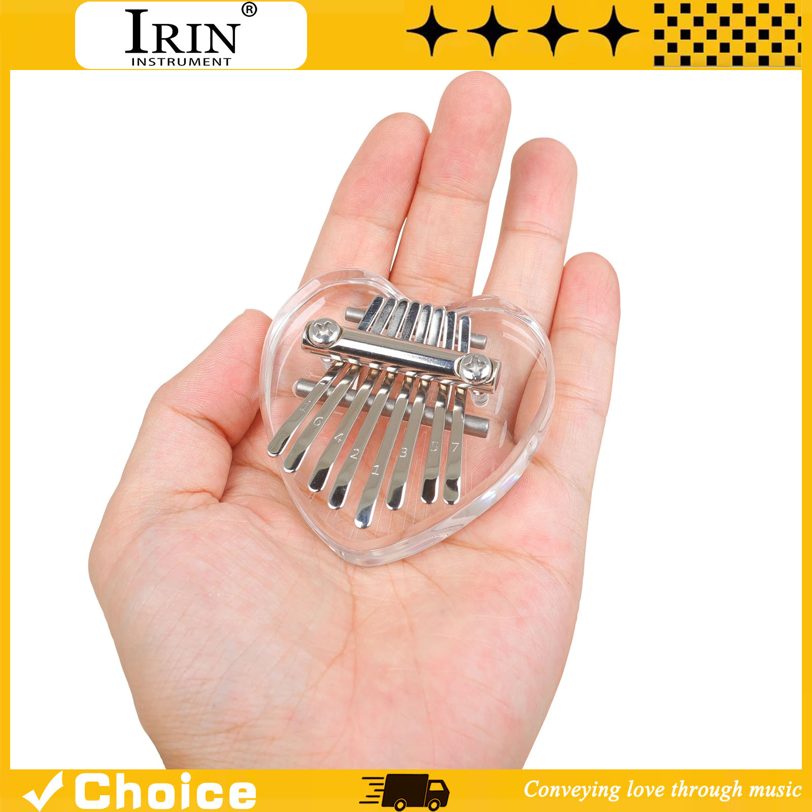 8-Key Kalimba Mini Duimpiano A - Musical Instrument Of Keyboard recensie en prijs