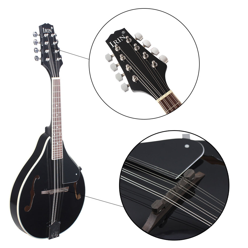 A-stijl 8-snarige lindehout ma - Mandolin A Style recensie en prijs