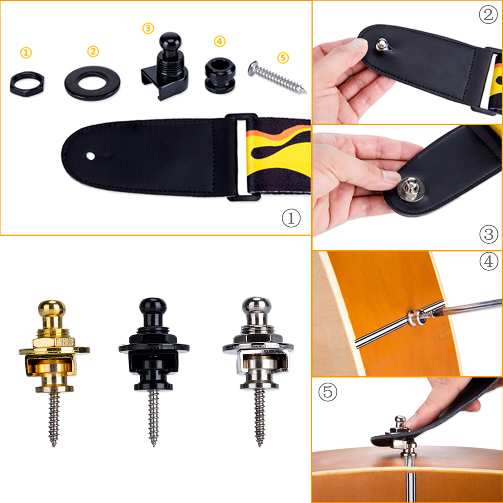 2 stuks Folk Gitaar Slings Ges - Musical Instrument Ending In A recensie en prijs
