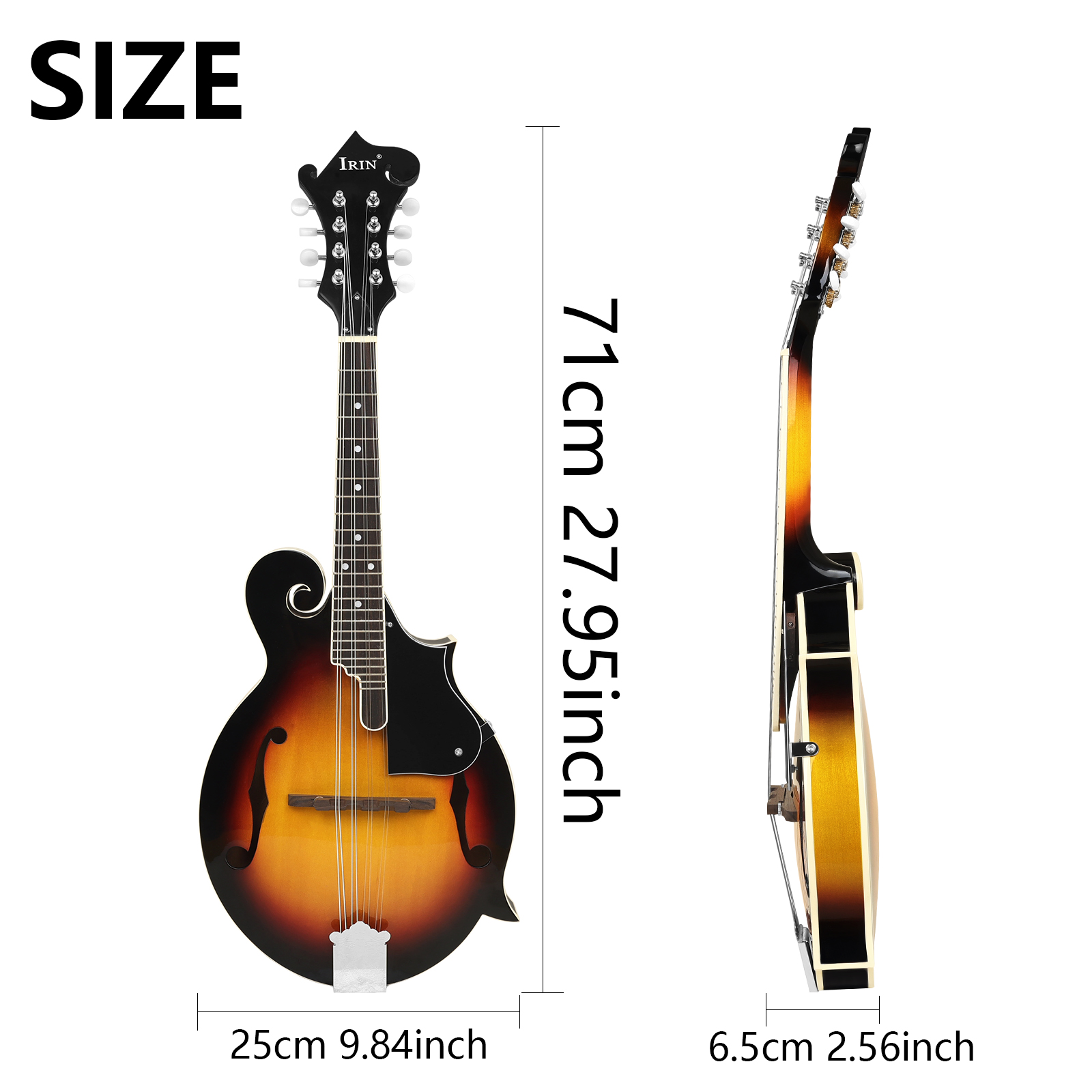 IRIN MD-65 Mandoline Basswood  - Mandolin A Style recensie en prijs