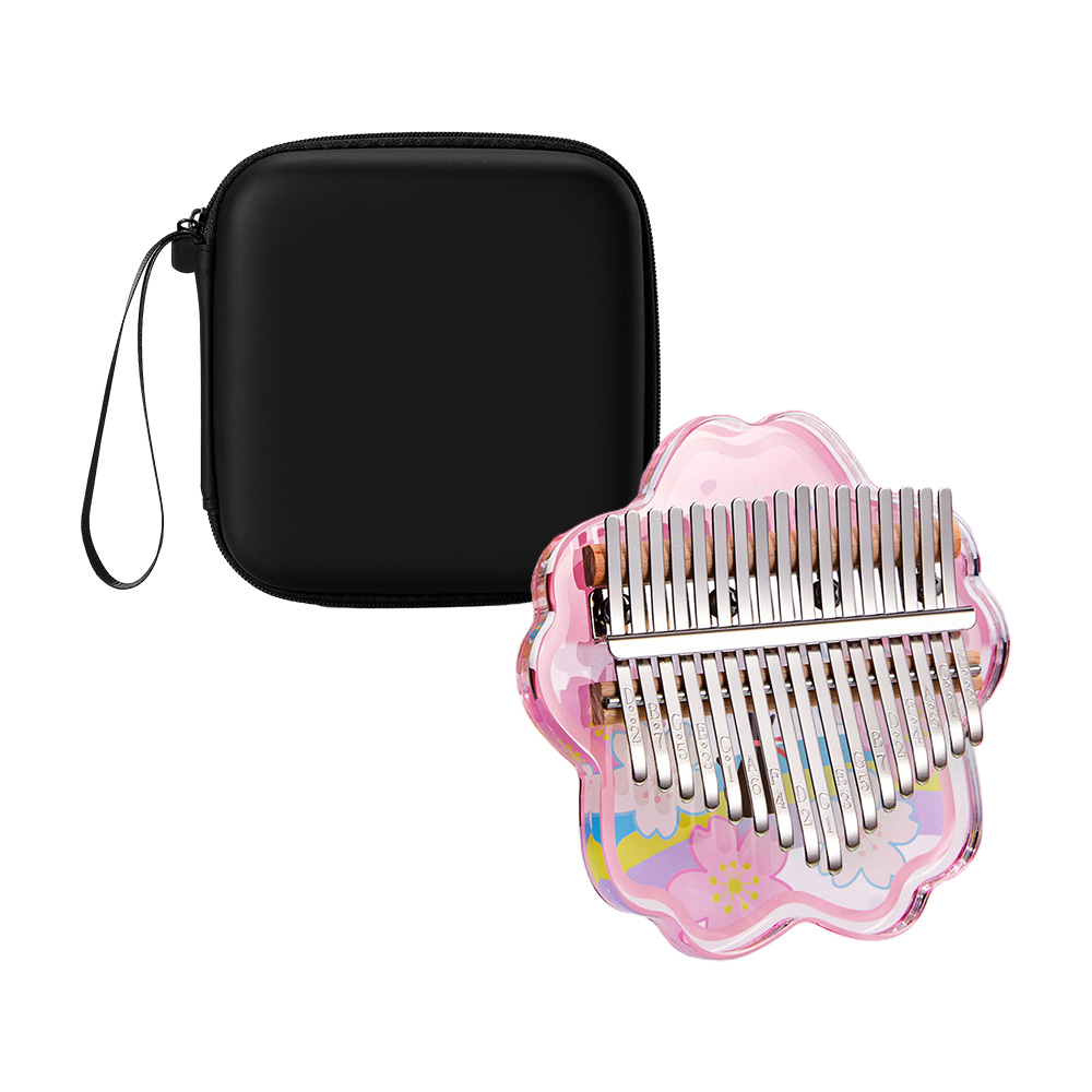 Mini duim piano 17 toetsen dra - Musical Instruments Cartoon recensie en prijs