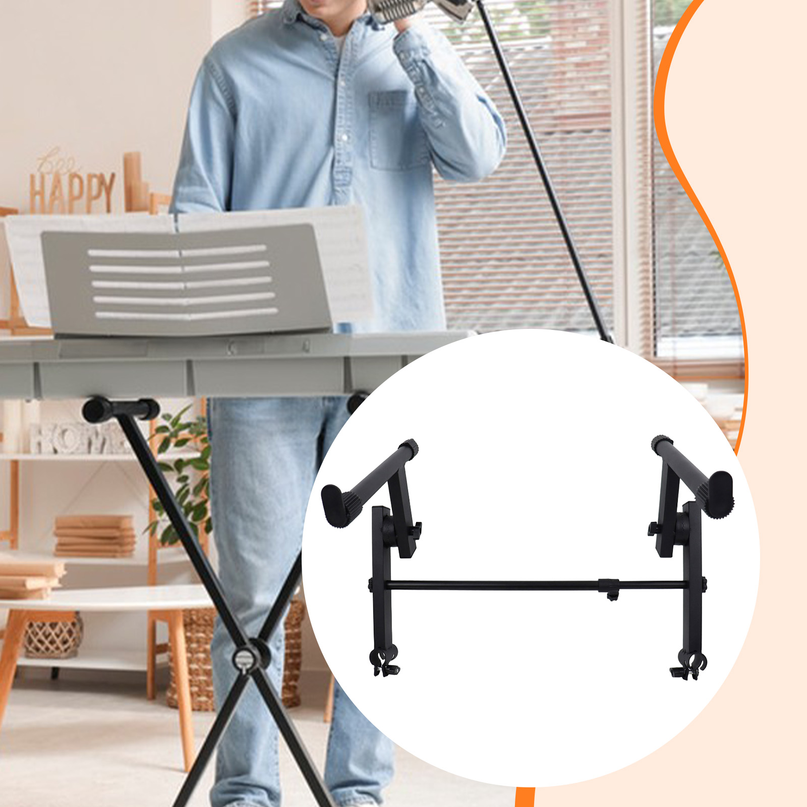 Metalen elektrisch pianorek 2- - Musical Instrument Of Keyboard recensie en prijs