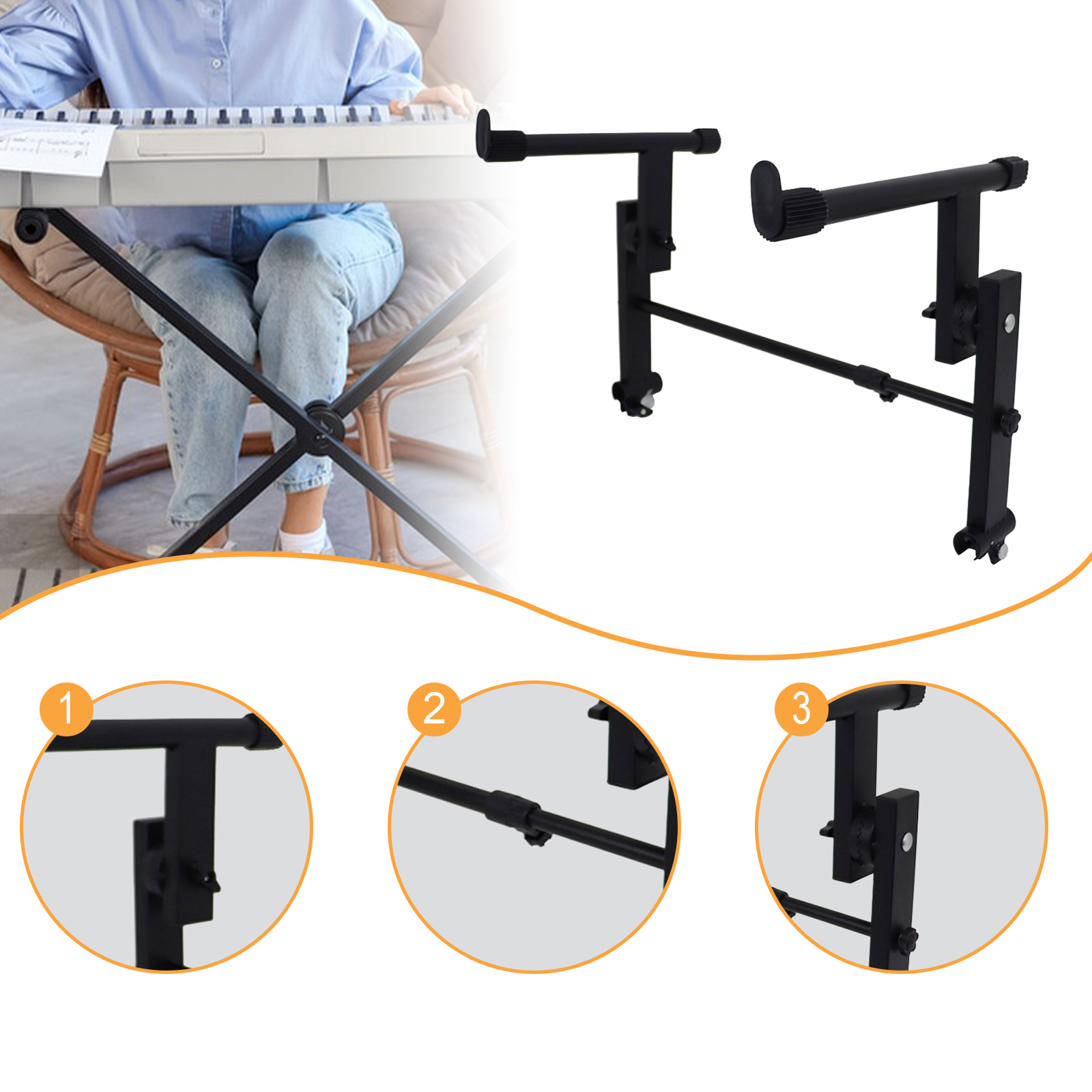 Metalen elektrisch pianorek 2- - Musical Instrument Of Keyboard recensie en prijs