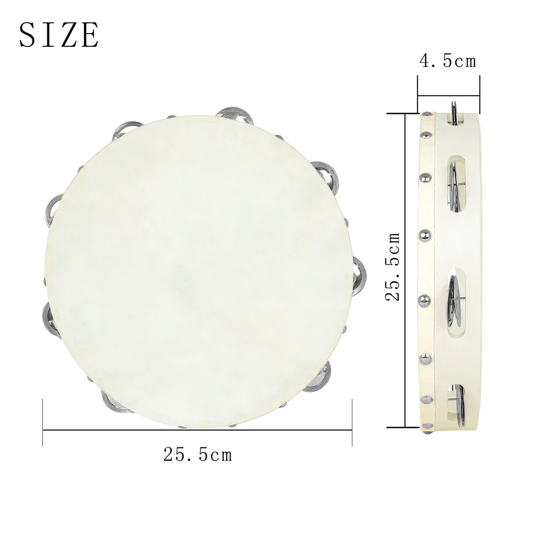 IRIN 10 Inch Tamboerijn Drums  - Tambourine Hand Drum recensie en prijs