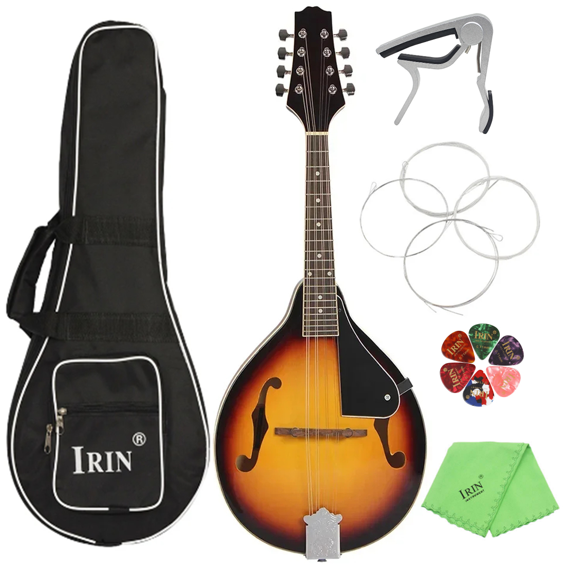 IRIN Sunset 8-snarige lindehou - Mandolin A Style recensie en prijs