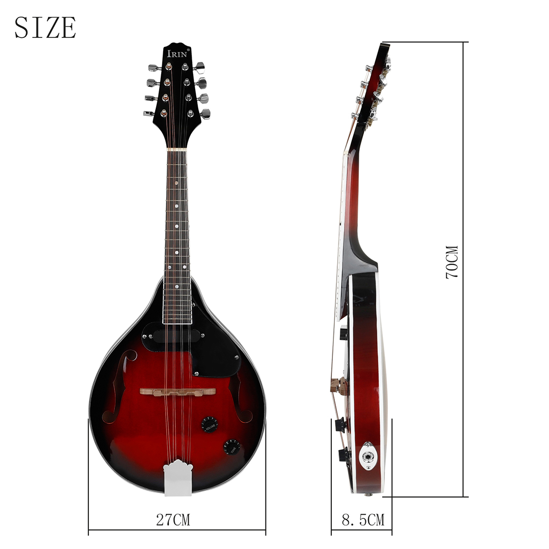IRIN elektrische mandolineset  - Mandolin A Style recensie en prijs