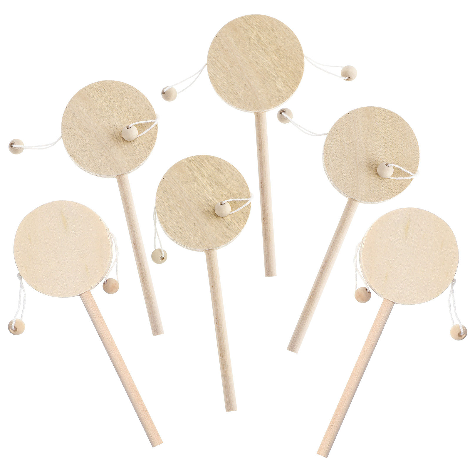 1Set DIY Houten Rammelaar Drum - Musical Instrument You Shake recensie en prijs
