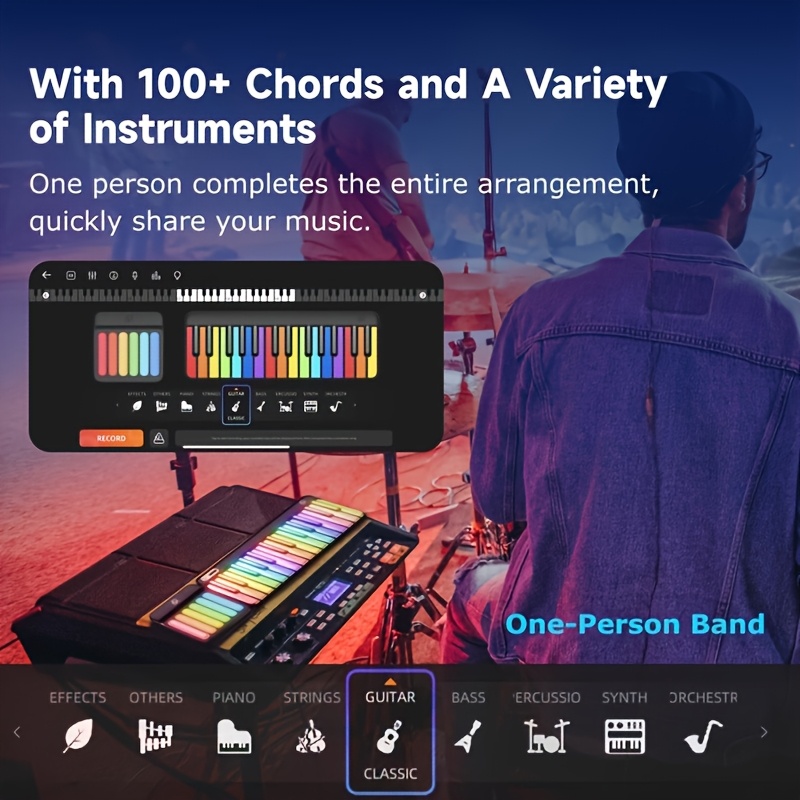 Stijlvolle LED-verlichte PopuP - Musical Instrument Of Keyboard recensie en prijs